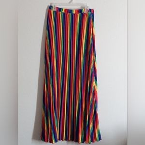 Gorgeous Gently Worn Rainbow Maxi Skirt